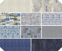 Tim Holtz Palette FQ Bundle - Indigo